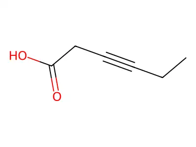 3-己炔酸 structure