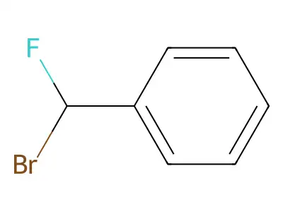 [Bromo(fluoro)methyl]benzene structure
