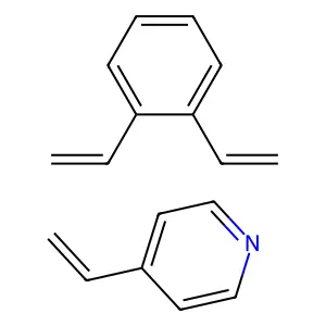 1,2-Bis(ethenyl)benzene;4-ethenylpyridine structure