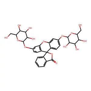 Fluorescein-digalactoside structure