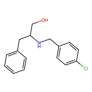 1-Propanol, 2-((p-chlorobenzyl)amino)-3-phenyl- structure