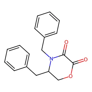 4,5-Dibenzylmorpholine-2,3-dione structure