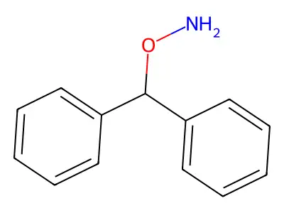 O-benzhydrylhydroxylamine structure