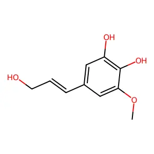 5-Hydroxyconiferyl alcohol structure
