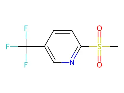 2-Methylsulfonyl-5-trifluoromethylpyridine structure