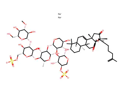 Cucumarioside A3 structure