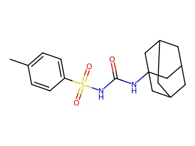 N-p-Tolylsulfonyl-N'-1-adamantylurea structure