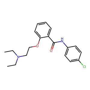 4'-氯-2-(2-(二乙氨基)乙氧基)苯甲酰苯胺 structure