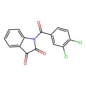 1H-Indole-2,3-dione, 1-(3,4-dichlorobenzoyl)- structure