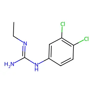 Guanidine, N-(3,4-dichlorophenyl)-N'-ethyl- structure