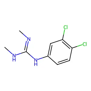 Guanidine, N-(3,4-dichlorophenyl)-N',N''-dimethyl- structure