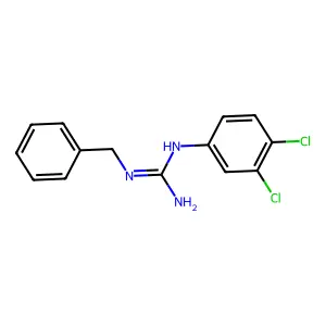 Guanidine, 1-benzyl-3-(3,4-dichlorophenyl)- structure