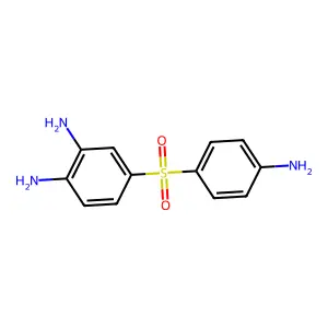 4-(4-Aminophenyl)sulfonylbenzene-1,2-diamine structure