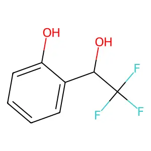 2-[(1S)-2,2,2-trifluoro-1-hydroxyethyl]phenol structure