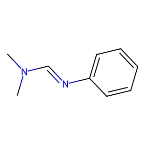 N,N-二甲基-N'-苯基甲脒 structure