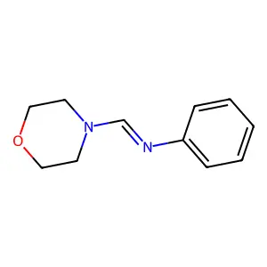 Methanimine, 1-(4-morpholino), N-phenyl structure