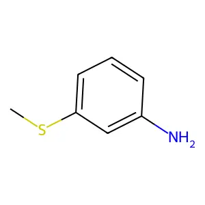 Benzenamine, 3-(methylthio)- structure