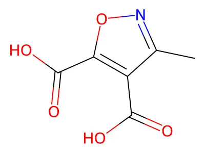 3-Methylisoxazole-4,5-dicarboxylic acid structure