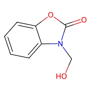 3-(Hydroxymethyl)-1,3-benzoxazol-2(3H)-one structure