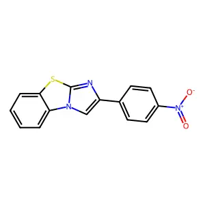 2-(4-Nitrophenyl)imidazo[2,1-b][1,3]benzothiazole structure