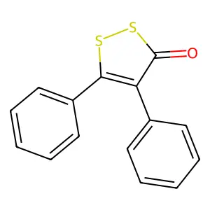 1,2-Dithiol-3-one,4,5-diphenyl structure