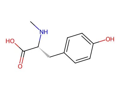 N-Methyltyrosine structure