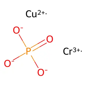 Phosphoric acid, chromium copper salt (8CI,9CI) structure