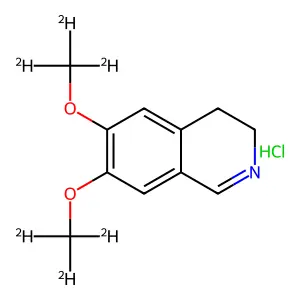 3,4-Dihydro-6,7-dimethoxyisoquinoline hydrochloride structure