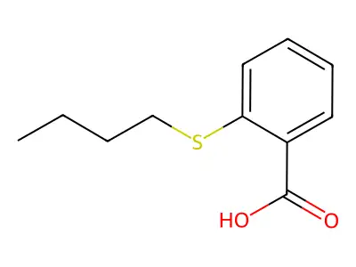 2-(Butylthio)benzoic acid structure