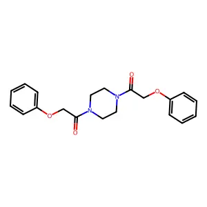 1,4-Bis(phenoxyacetyl)piperazine structure