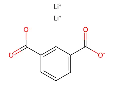Dilithium isophthalate structure