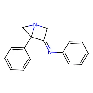 1-Azabicyclo[2.1.0]pentane, 4-phenyl-3-(phenylimino)- structure