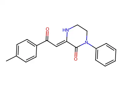 3-[2-(4-Methylphenyl)-2-oxoethylidene]-1-phenylpiperazin-2-one structure