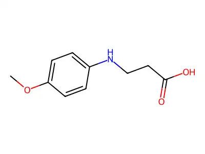 3-(4-Methoxy-phenylamino)-propionic acid structure