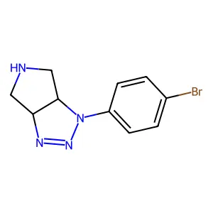 1-(4-Bromophenyl)-1,3a,4,5,6,6a-hexahydropyrrolo(3,4-d)(1,2,3)triazole structure