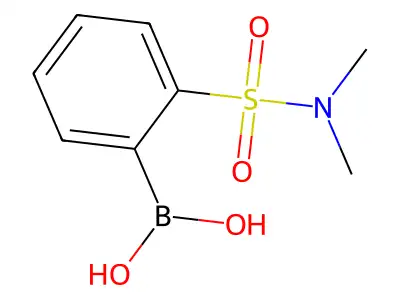 2-(N,N-dimethylsulphamoyl)benzeneboronic acid structure
