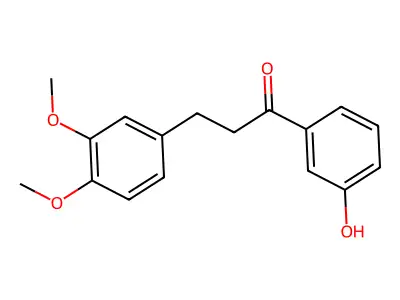 3-(3,4-Dimethoxyphenyl)-1-(3-hydroxyphenyl)propan-1-one structure
