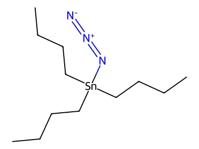 Tributyltin azide structure