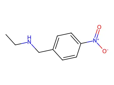 N-(4-nitrobenzyl)ethanamine structure