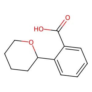 2-(四氢-2H-吡喃-2-基)苯甲酸 structure