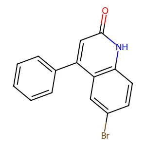 6-bromo-4-phenyl-1H-quinolin-2-one structure