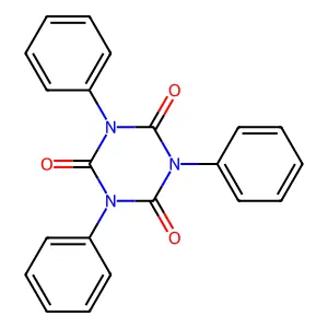 1,3,5-Triphenyl-1,3,5-triazine-2,4,6(1H,3H,5H)-trione structure