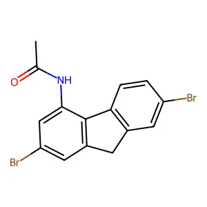 n-(2,7-Dibromo-9h-fluoren-4-yl)acetamide structure