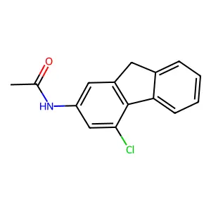 n-(4-Chloro-9h-fluoren-2-yl)acetamide structure