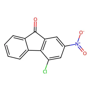 4-Chloro-2-nitro-9h-fluoren-9-one structure