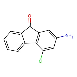 2-Amino-4-chloro-9h-fluoren-9-one structure