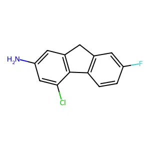 4-Chloro-7-fluoro-9h-fluoren-2-amine structure