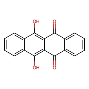 6,11-Dihydroxy-5,12-naphthacenedione structure