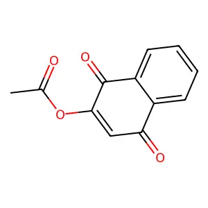 1,4-Naphthalenedione, 2-(acetyloxy)- structure