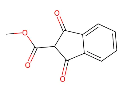 Methyl 1,3-dioxo-2,3-dihydro-1H-indene-2-carboxylate structure